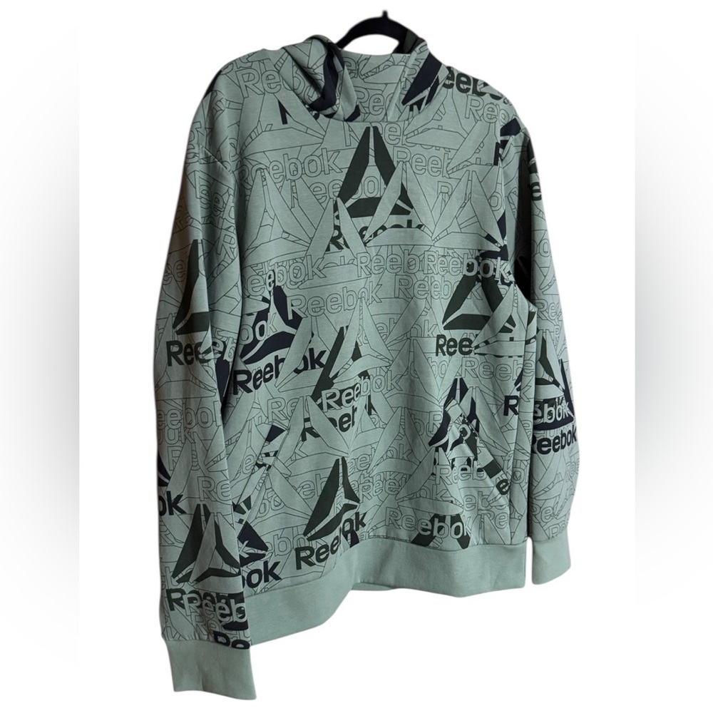 Reebok Men’s Unwind Hoodie Sz M New With Tags. Color is Sea Spray (green) - Picture 5 of 13